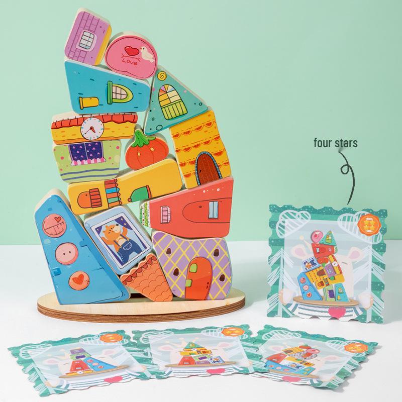 

Colorful Baby Balance Blocks: Early Education Puzzle & Fine Motor Training