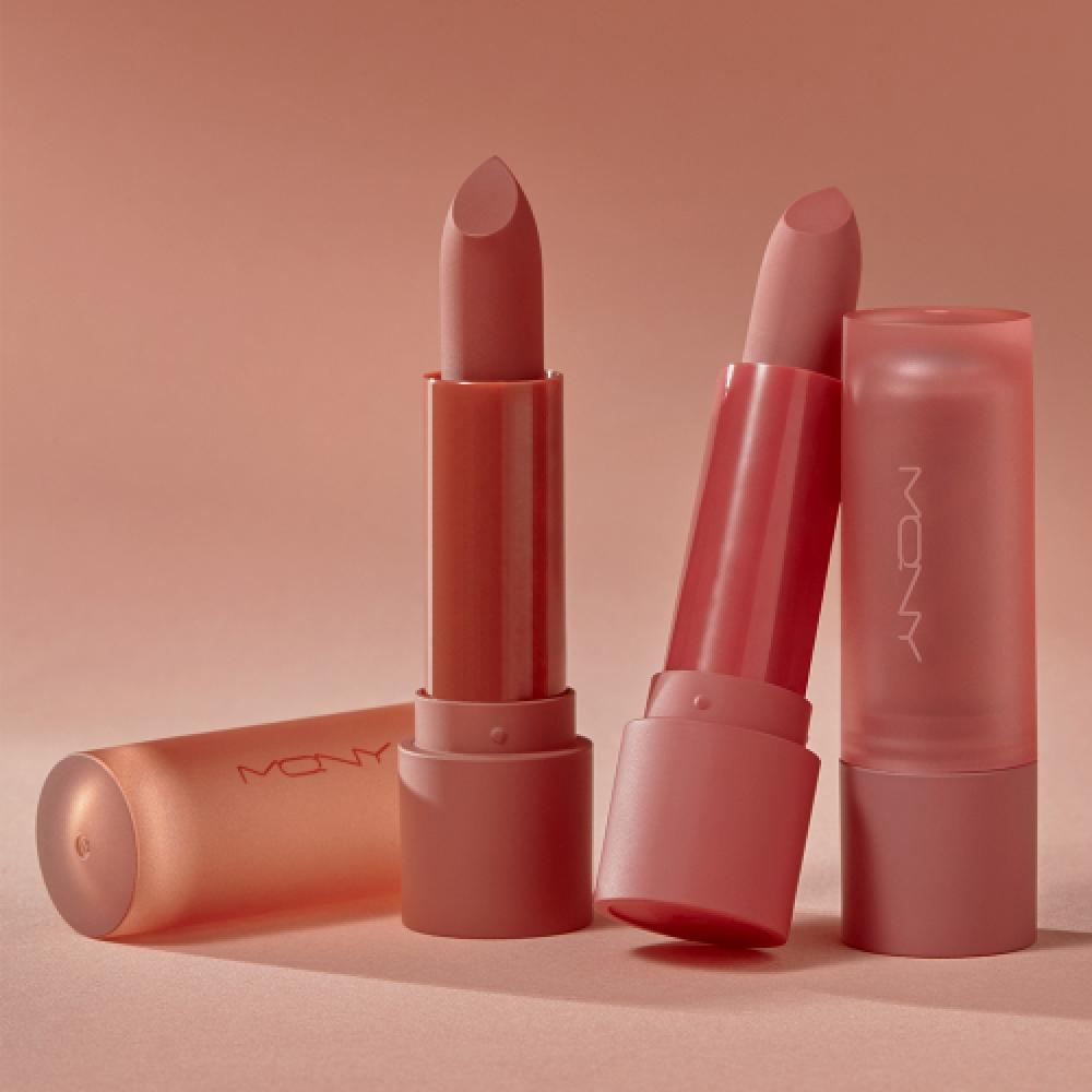 Mqny [2] Powder Velvet Soft Matte Lipstick 5colors Long Lasting Lipstick