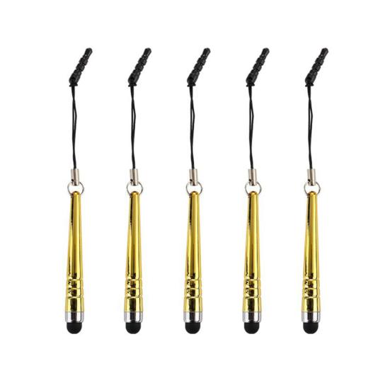5/10 ks Kapacitní dotykové pero odolné proti prachu pro psaní Mini stylus pro telefony Tablet
