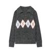 European and American Fashion Casual Diamond Knitwear