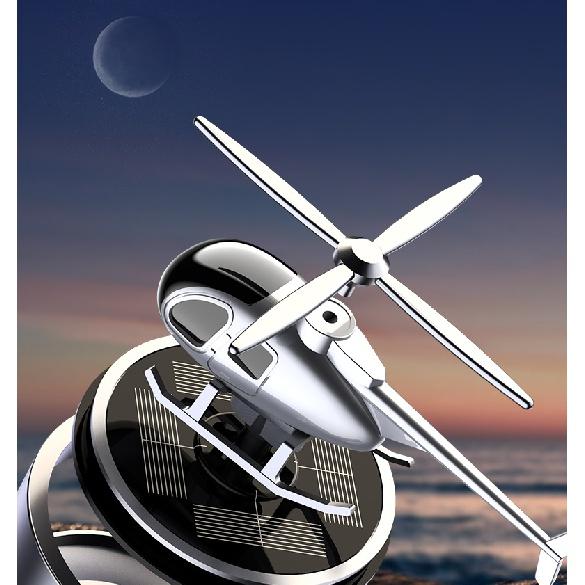 Solar Car Air Freshener Helicopter Fragrance Auto Flavoring Supplies Interior Accessories Propeller Rotating Perfume