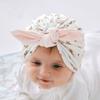Cartoon Baby Fetal Cap 0-5 Months Newborn Turban Hat Windproof Boneless Muslin Hat  Toddler
