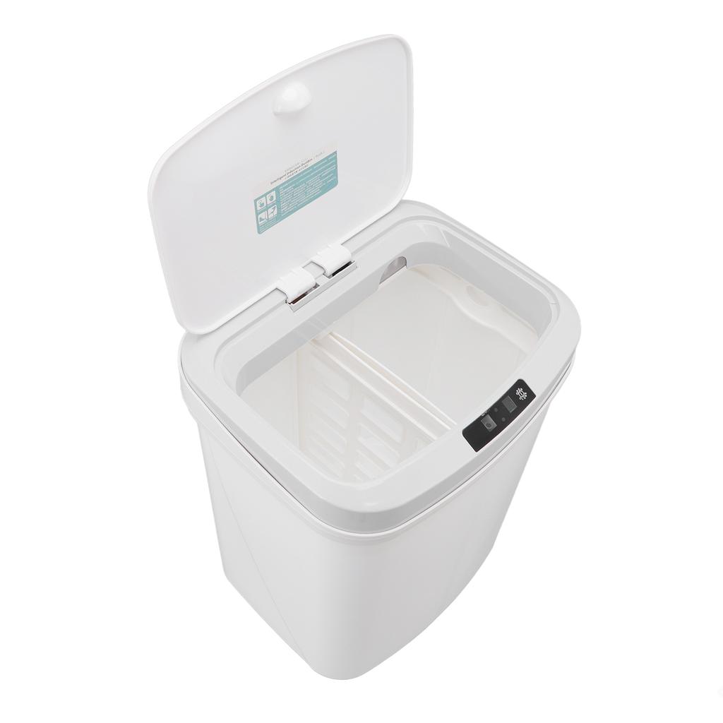 Smart Trash Can 16L Dry Wet Segregation Quick Motion Sensing Auto Close Electric Trash Can for