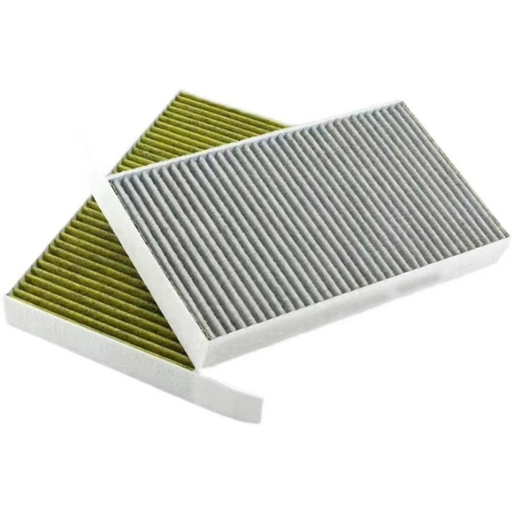 2Pcs Carbon Auto Air Conditioner Filter Breathable Vehicle Air-Filters Cartridge  Vehicle Parts