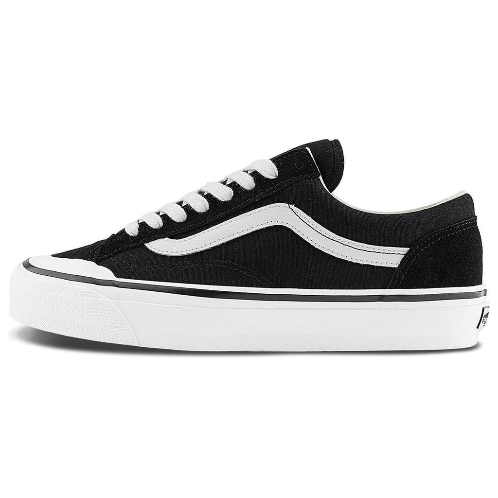 Vans Old Skool Reissue 136 Durable Breathable Low Top Skate Shoes Unisex Sneakers Black VN000MT6BPO