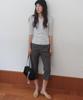 MA JOURNEE Capri Pants_Grey
