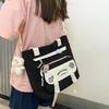 Ins Students School Bags Large Capacity Large Handbag Portable Girls Shoulder Bags  Student