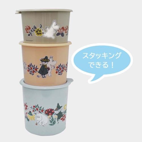 Skater One Touch Seal Container L 1000ml Airtight Container Storage Container Moomin SOT10-A