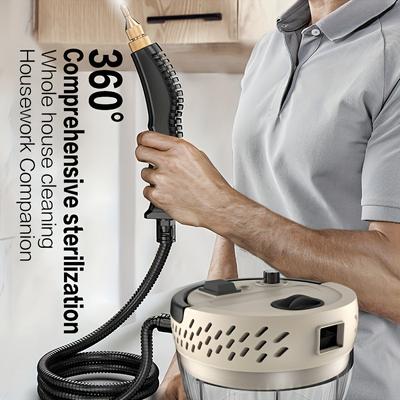 Hochtemperatur-Handdampfreiniger mit Bürstenkopf für Küche, Möbel, Bad und Autoreinigung, geeignet für Klimaanlagen,