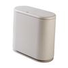 Mini Waste Bin Garbage Basket for Home Table Office Trash Can Container 4 Colors PICK - Grey