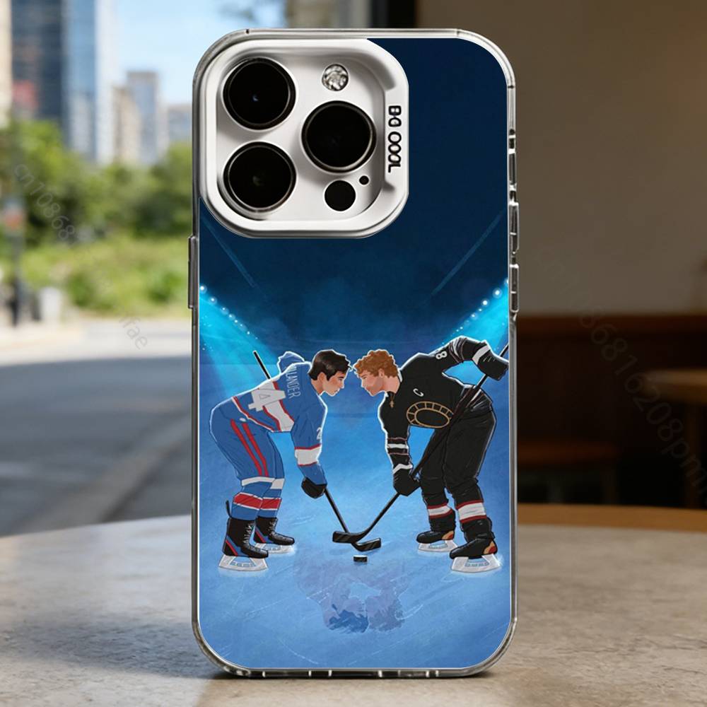 H-Heated R-Rivalry White Shockproof Phone Case For iPhone 17,16,15,14,13,12,11,Pro,XS,Max,Plus,Mini,SE