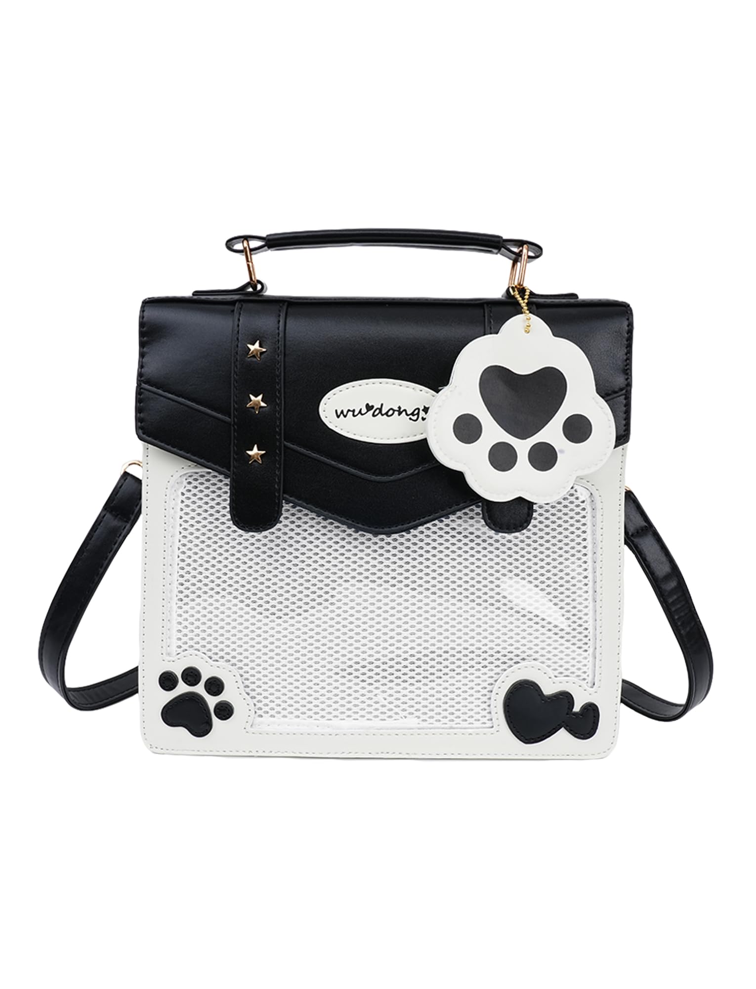 

[Маэау] Ита-сумка, Милая, Стильная, Маленькая, 4 способа ношения, Идеально для женщин, студентов и фанатов, Отлично подходит для I-O активностей, Сумка через плечо, Рюкзак-кошка, Популярная