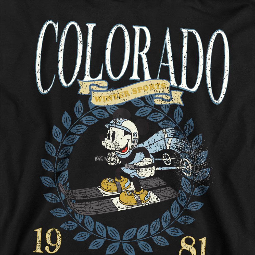 Disney Childrens/Kids Colorado Mickey Mouse Skiing Pullover Hoodie