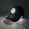 LED Leuchtender Totenkopf Baseballkappe Blinkende Leuchtende Halloween Partykappe Niedliche Logo-Kappe für Damen Herren Hip-hop Club Auftrittsbedarf