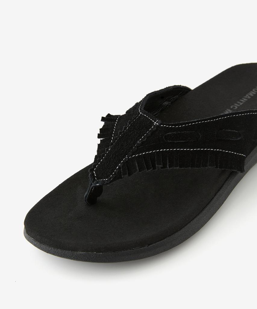 Romantic Move The Loose Flip-Flops R25M703 (Black Suede)