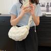 Large capacity dumpling bag spring and summer niche versatile cloud pleated bag women's bag high-end shoulder bag messenger bag