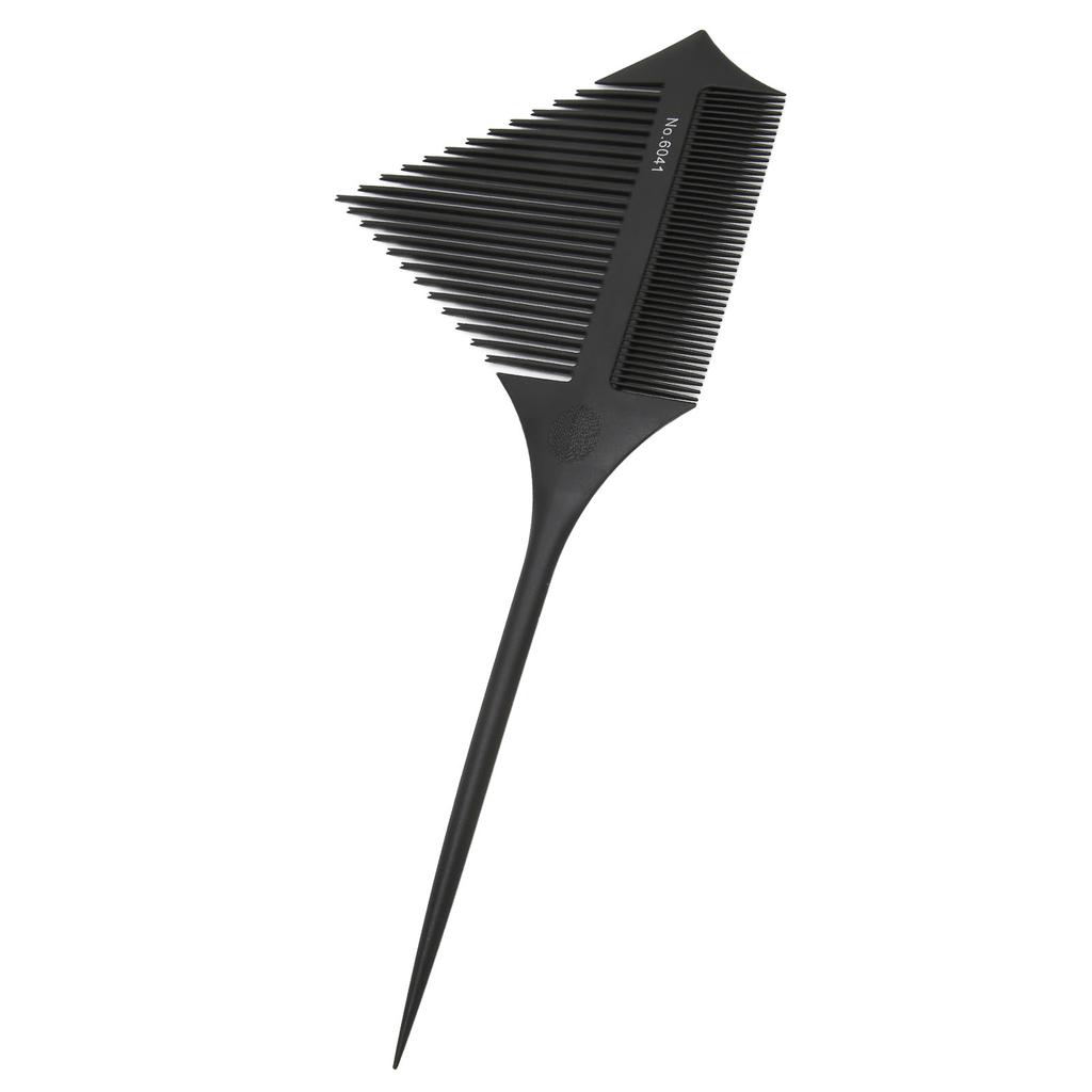 Hair Dyeing Highlighting Comb Home Salon Weaving Sectioning Tail Comb Styling Tool for Hair Coloring Black