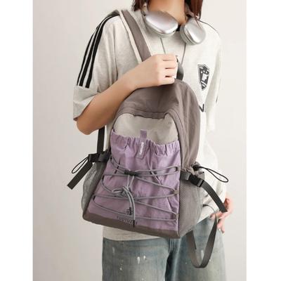 Einfacher Rucksack 2025 neue Schultasche für Studentinnen Outdoor-Sportrucksack Bergsteigertasche Tasche für Kurztrips