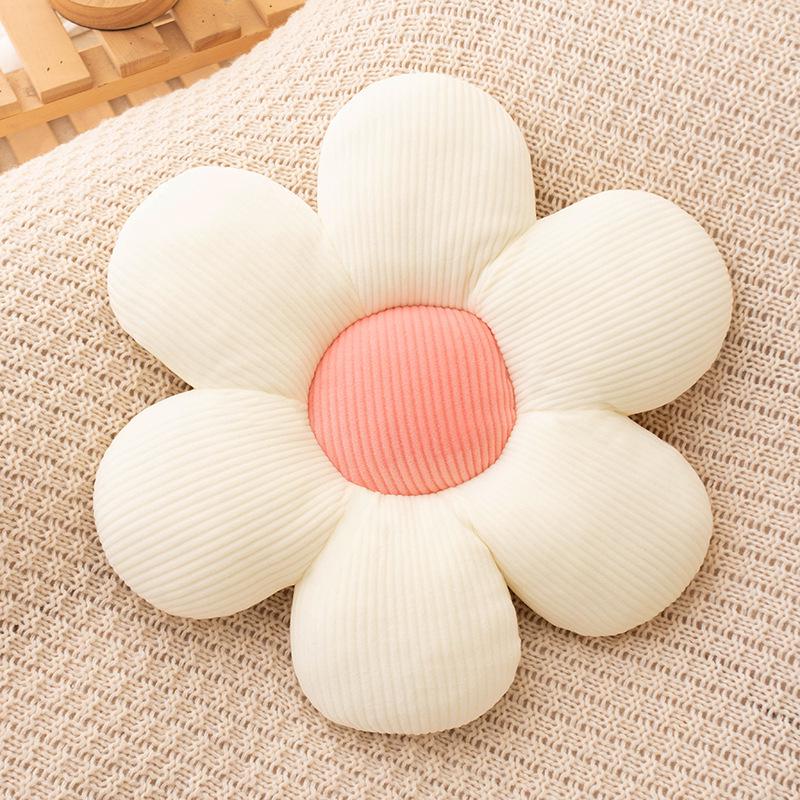 Petal Daisy Cushion: Sunflower Pillow for Office Chairs, Floors & Futons
