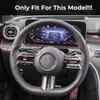 For Mercedes Benz C S Class C-Class W206 S-Class W223 -2023 Shift Lever Wiper Rod Interior Covers Stickers Trim ABS Plastic