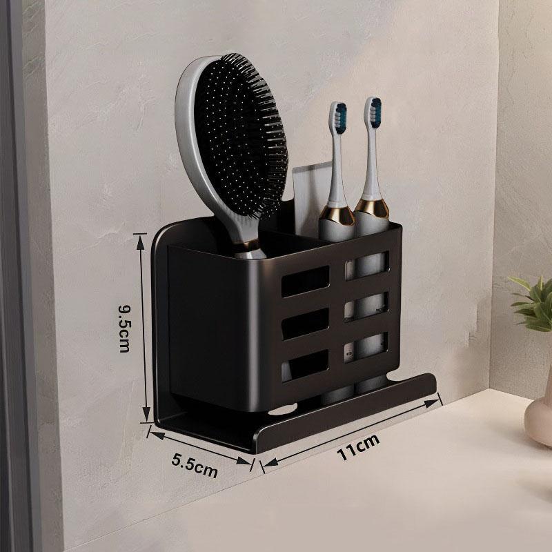 Bathroom Shelves Multifunctional Washbasin Storage Tube Toothbrush Razor Storage Rack Wall-Mounted Bathroom Supplies