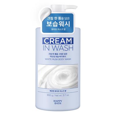 Cream Mildly Acidic Moisturizing Body Wash White Musk Fragrance, 900g, 1 Unit