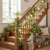 Greenery Artificial Lemon Garland Realistic Faux Lemon Wreath Lemon Vine Decor  Outdoor Decor