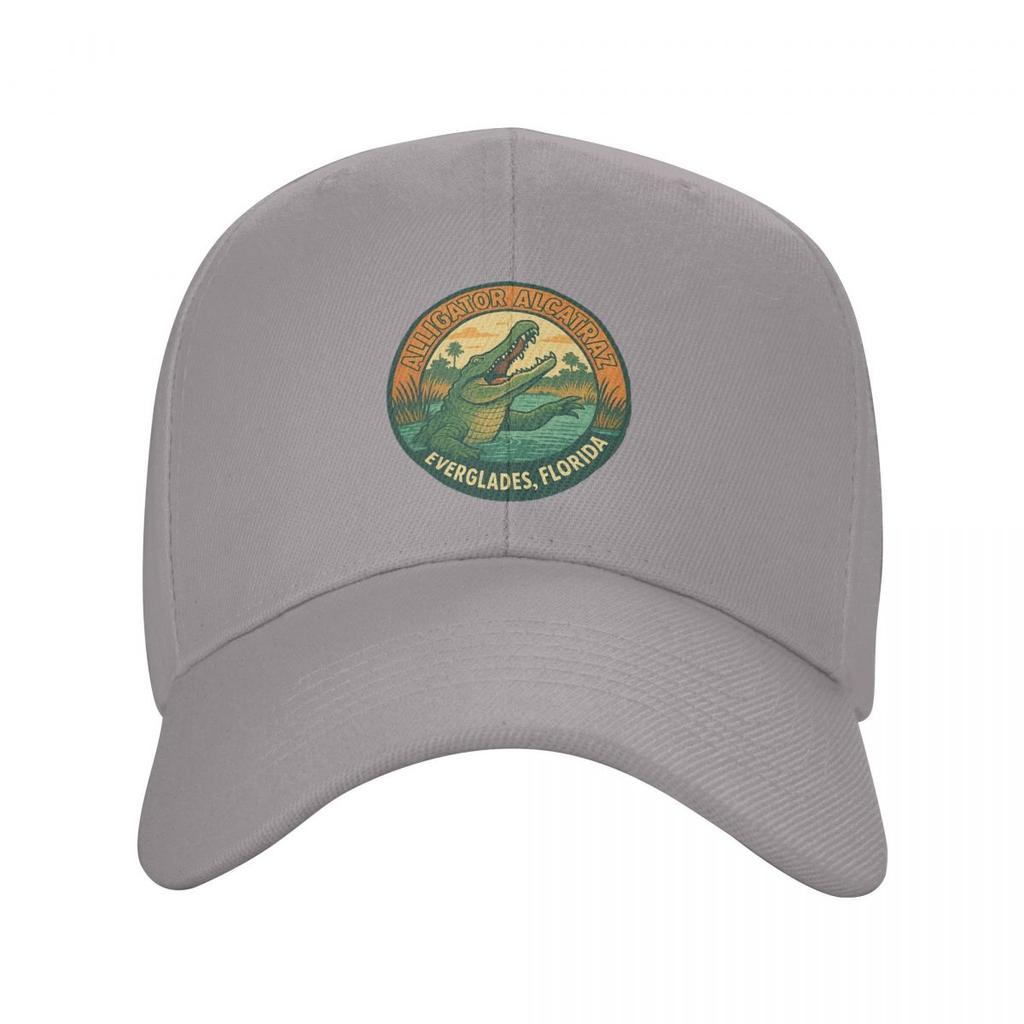 Alligator Alcatraz Florida Everglades Baseball Caps Snapback Men Women Hats Outdoor Cap Streetwear Baseball Hat Casquette