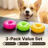 Juguete Chirriante para Masticar Perros Juego Interactivo Individual para Alivio de la Dentición y el Aburrimiento Juguete de Estimulación de Mordida para Perros para Buscar y Tira y Afloja