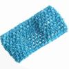10 Pezzi Fascia in Maglia Moda Coreana per Accessori Capelli Fascia Elastica Lavorata a Maglia per Copricapo Fiori per Capelli Fascia 4cm