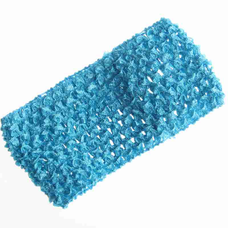 10PCS 7CM 2.76" Fashion Knit Headband for Hair Accessories Hollow Out Elastic Hairband for Headwear Hair Flowers