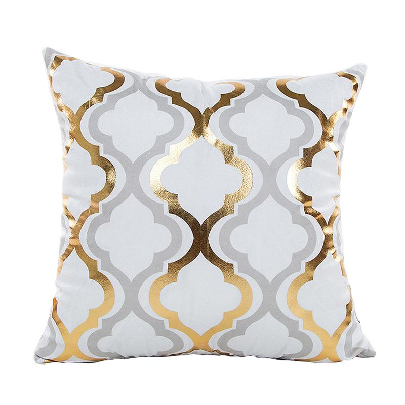 Hot Stamping Pillow Cover European Classical Sofa Cushion Cover Pillow Cover