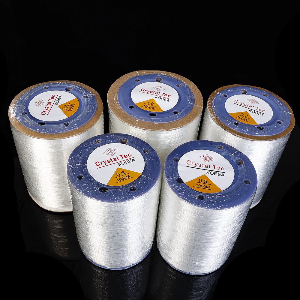 

Clear Elastic Cord: Large Roll for DIY Jewelry and Beading 0.5 mm