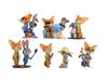 52TOYS BLINDBOX Zootopia Best Partners PVC ABS Trading Box of 6 & Figures,