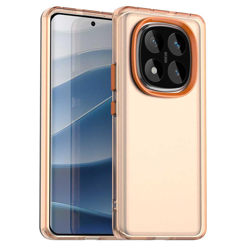

For Xiaomi Redmi Note 14 Pro 5G/Poco X7 5G Case PC+TPU+PET Matte Anti-Drop Phone Back Cover C