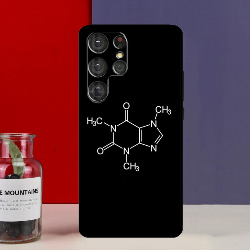 

Science Chemistry Caffeine Funda Case For Samsung Galaxy S25 Ultra S9 S10 S20 S21 S22 Plus S23 FE S24 Ultra Phone Cover Galaxy S21 Plus