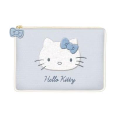 Marimo Craft Tissue Pouch, Blue Hello Kitty, BLKT-052, W135 X H100 X D10mm