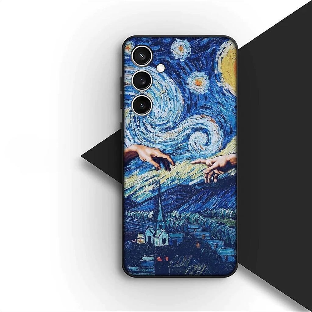 Wallpaper Starry Night Van Gogh Phone Case for Xiaomi Redmi Note 13 14 Pro Plus ProPlus 14C 13C Pro+ 5G Protective Cover