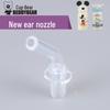 Original Bear Silicone Straw Cup Set: Includes Suction Cup, Mouthpiece, Hose, and Coaster for Kids' Learning and Drinking.