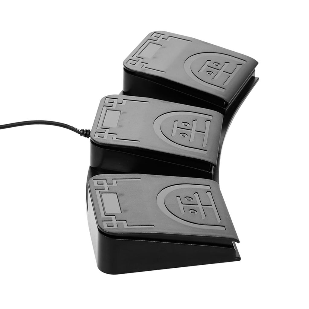 FS2020U1 USB Foot   Control Key Customized Computer Keyboard Action Pedal for   Devices Instruments Computers