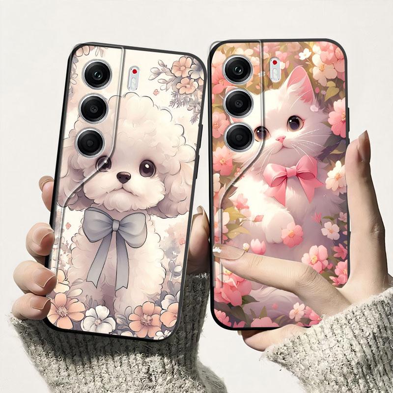 For Tecno Camon 40 Pro 5G /CM7 Case Bumper Soft Silicone Back Cover For Tecno Camon 40 /CM5 Black TPU Shockproof Phone Case