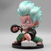 Anime Roronoa Zoro Fighting Figure Prison Cartoon Q Version Model Doll Around Kid Toy Gift