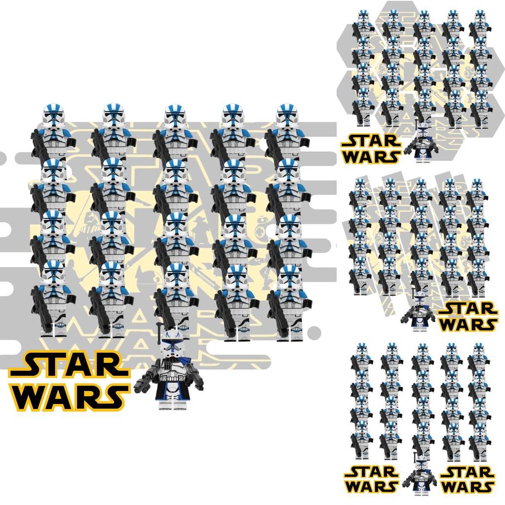 21pcs Building Blocks Toy Robot For Creative Play Compatible With Lego Star Wars Series