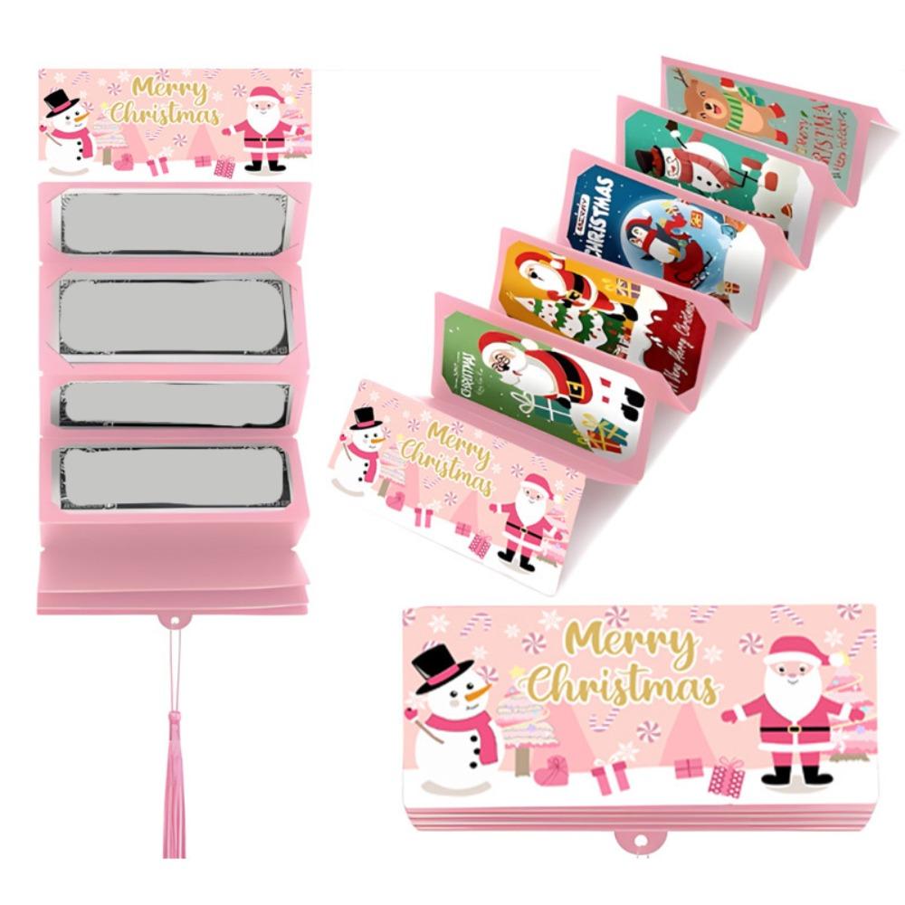 Santa Claus Folding Card Envelope 10Card Positions Christmas Decorations  Party Gifts