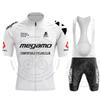 Megamo Team Summer Cycling Jersey 19D Bib Set Mens Bike Clothing Ropa Ciclismo Bicycle Wear Clothes Short Sleeve Maillot Culotte
