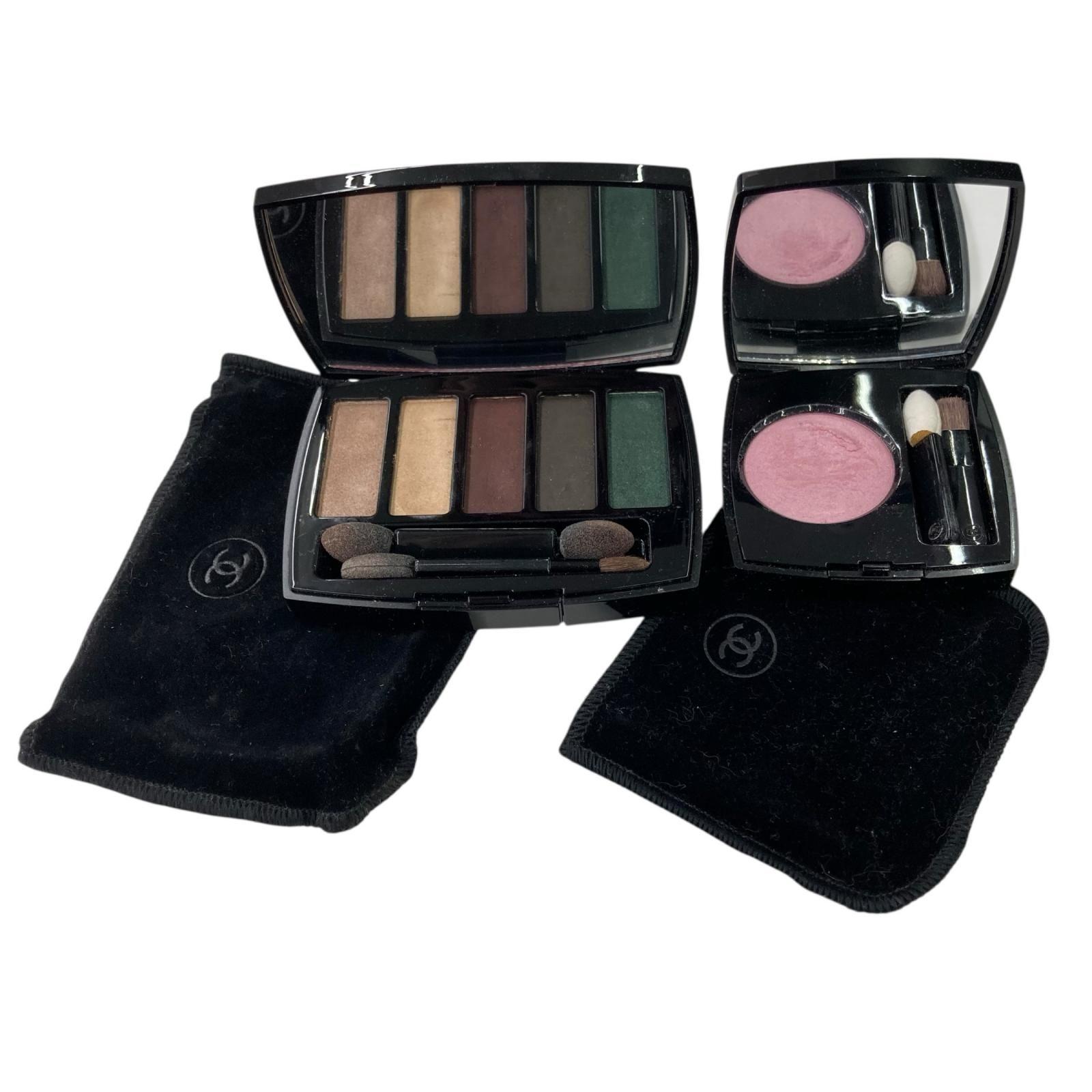 Used 186005 CHANEL Ombre Premiere Poudre 12 Rose Santtique, Tre de Caractaire 176012 151700 Eyeshadow 2 items sold in bulk