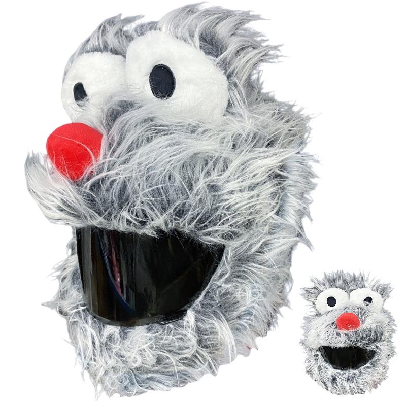 Motorcycle Helmet Decoration: Cartoon Rabbit, Toothless, Pumpkin Head Covers