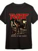 Maglietta Retro da Uomo 1985 Ratta Tour Grafica Nera con Stampa dell'Album Art 'Invasion of Your Privacy' Cotone Puro Top per Coppia