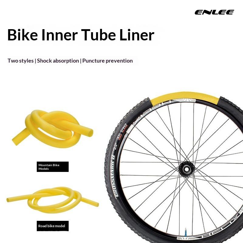 ENLEE Bicycle Vacuum Tire Inner Tube Pad, Road Bike Modified Tire Lining Gasket Explosion-proof Tire Riding Equipment