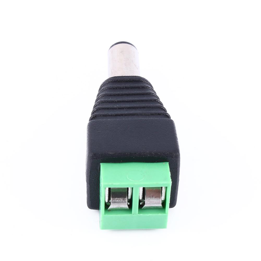 2,1x5,5mm DC Strom Stecker Jack Adapter Stecker für CCTV LED Licht